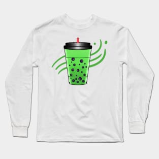 Boba Tea Matcha Long Sleeve T-Shirt